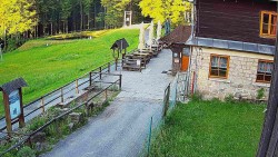 Terasa horského hotelu