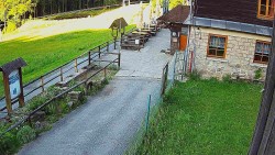 Terasa horského hotelu