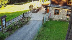Terasa horského hotelu
