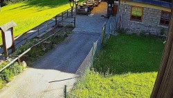 Terasa horského hotelu