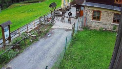 Terasa horského hotelu
