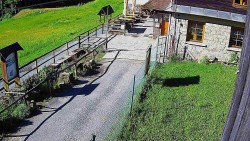 Terasa horského hotelu