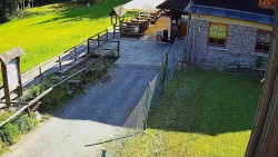 Terasa horského hotelu