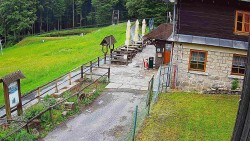 Terasa horského hotelu