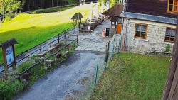 Terasa horského hotelu