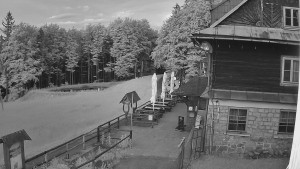 SkiAreál - Horský hotel Vsacký Cáb - Terasa horského hotelu - 9.6.2026 v 04:00 SkiAreál - Horský hotel Vsacký Cáb - Terasa horského hotelu - 9.6.2026 v 04:00