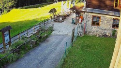 Terasa horského hotelu