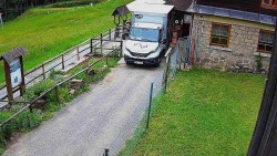 Terasa horského hotelu