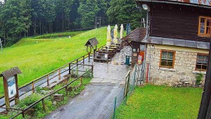 SkiAreál - Horský hotel Vsacký Cáb - Terasa horského hotelu - 10.6.2026 v 05:15 SkiAreál - Horský hotel Vsacký Cáb - Terasa horského hotelu - 10.6.2026 v 05:15