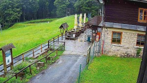 SkiAreál - Horský hotel Vsacký Cáb - Terasa horského hotelu - 10.6.2026 v 05:30 SkiAreál - Horský hotel Vsacký Cáb - Terasa horského hotelu - 10.6.2026 v 05:30
