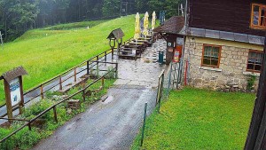 SkiAreál - Horský hotel Vsacký Cáb - Terasa horského hotelu - 10.6.2026 v 06:00 SkiAreál - Horský hotel Vsacký Cáb - Terasa horského hotelu - 10.6.2026 v 06:00