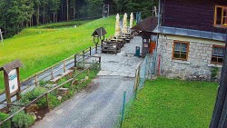 Terasa horského hotelu