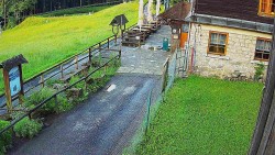 Terasa horského hotelu
