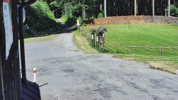 Terasa horského hotelu