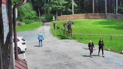 Terasa horského hotelu