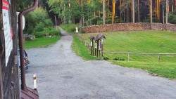 Terasa horského hotelu