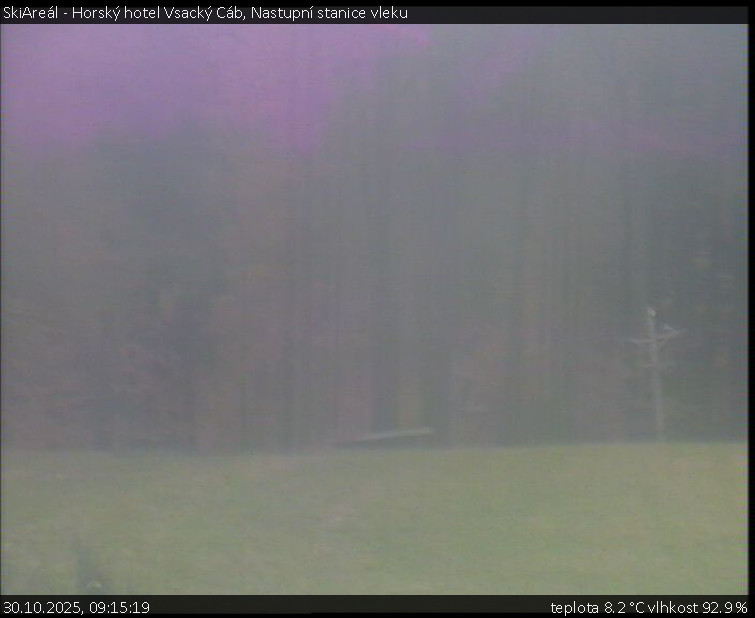 SkiAreál - Horský hotel Vsacký Cáb - Nastupní stanice vleku - 30.10.2025 v 09:15 SkiAreál - Horský hotel Vsacký Cáb - Nastupní stanice vleku - 30.10.2025 v 09:15