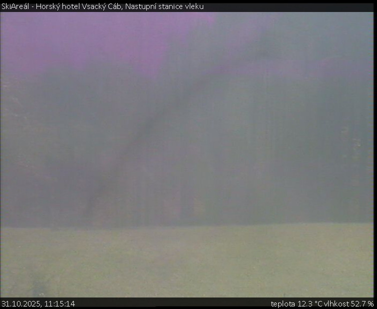 SkiAreál - Horský hotel Vsacký Cáb - Nastupní stanice vleku - 31.10.2025 v 11:15 SkiAreál - Horský hotel Vsacký Cáb - Nastupní stanice vleku - 31.10.2025 v 11:15