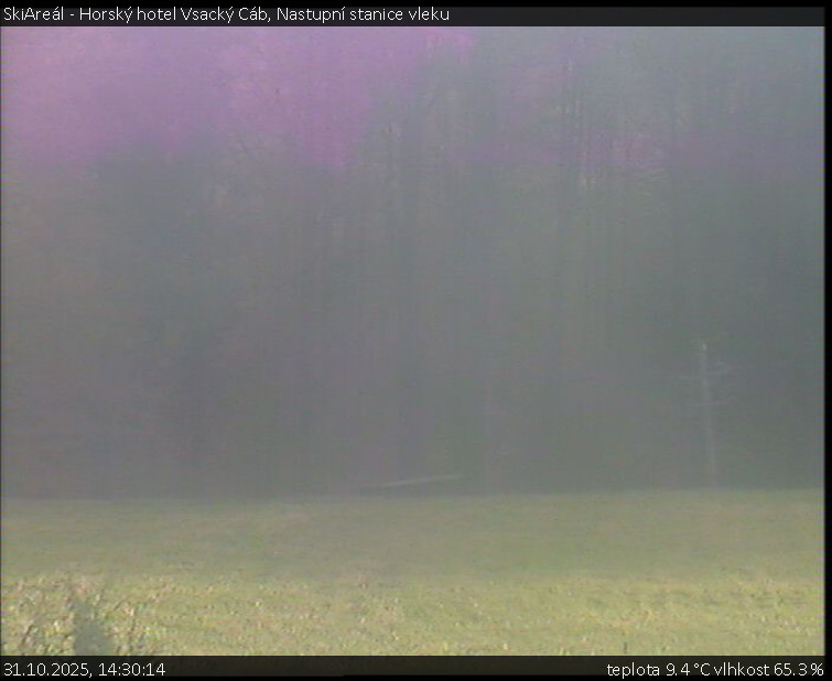 SkiAreál - Horský hotel Vsacký Cáb - Nastupní stanice vleku - 31.10.2025 v 14:30 SkiAreál - Horský hotel Vsacký Cáb - Nastupní stanice vleku - 31.10.2025 v 14:30