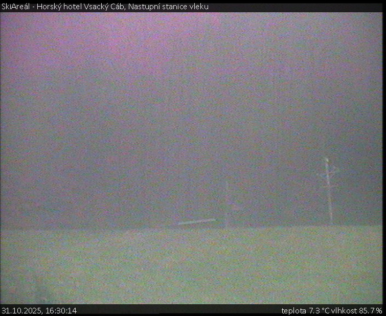 SkiAreál - Horský hotel Vsacký Cáb - Nastupní stanice vleku - 31.10.2025 v 16:30 SkiAreál - Horský hotel Vsacký Cáb - Nastupní stanice vleku - 31.10.2025 v 16:30