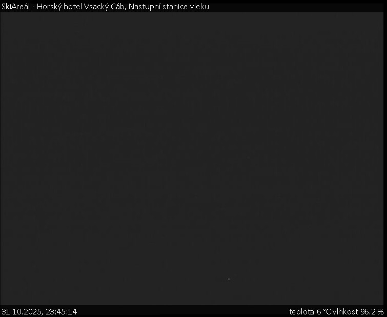 SkiAreál - Horský hotel Vsacký Cáb - Nastupní stanice vleku - 31.10.2025 v 23:45 SkiAreál - Horský hotel Vsacký Cáb - Nastupní stanice vleku - 31.10.2025 v 23:45