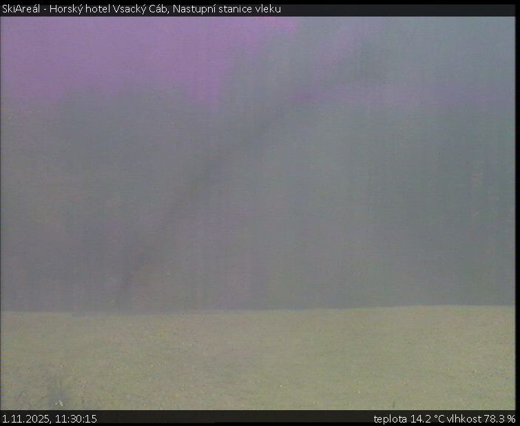 SkiAreál - Horský hotel Vsacký Cáb - Nastupní stanice vleku - 1.11.2025 v 11:30 SkiAreál - Horský hotel Vsacký Cáb - Nastupní stanice vleku - 1.11.2025 v 11:30