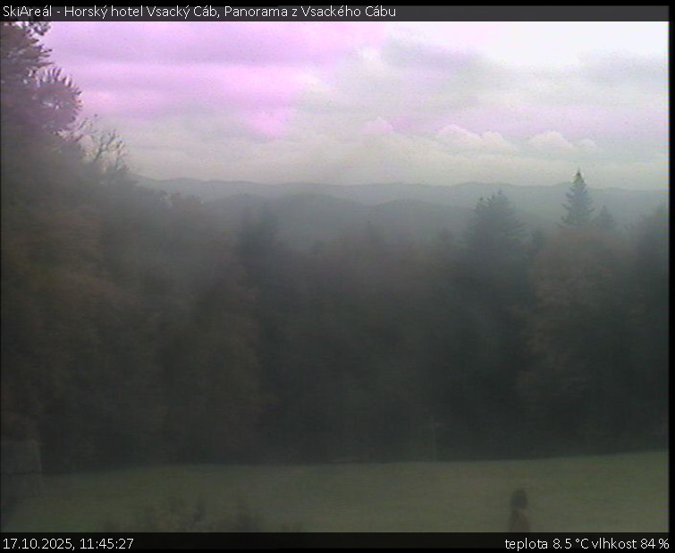 SkiAreál - Horský hotel Vsacký Cáb - Panorama z Vsackého Cábu - 17.10.2025 v 11:45 SkiAreál - Horský hotel Vsacký Cáb - Panorama z Vsackého Cábu - 17.10.2025 v 11:45