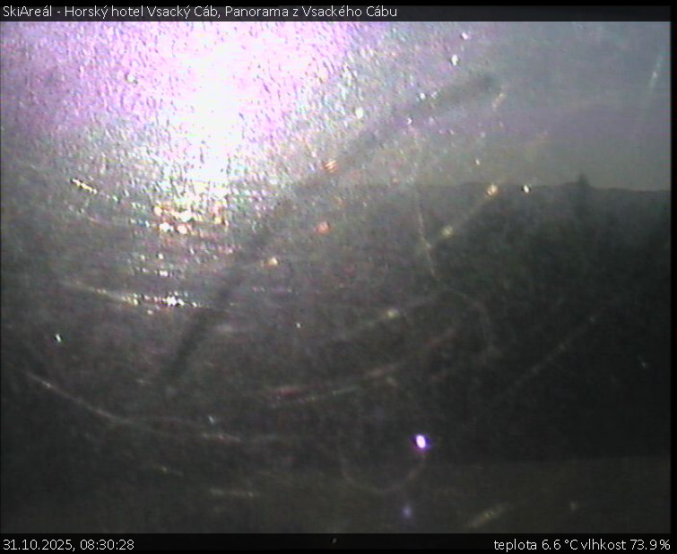 SkiAreál - Horský hotel Vsacký Cáb - Panorama z Vsackého Cábu - 31.10.2025 v 08:30 SkiAreál - Horský hotel Vsacký Cáb - Panorama z Vsackého Cábu - 31.10.2025 v 08:30