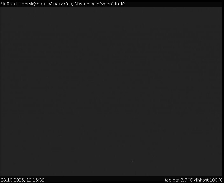 SkiAreál - Horský hotel Vsacký Cáb - Nástup na běžecké tratě - 28.10.2025 v 19:15 SkiAreál - Horský hotel Vsacký Cáb - Nástup na běžecké tratě - 28.10.2025 v 19:15
