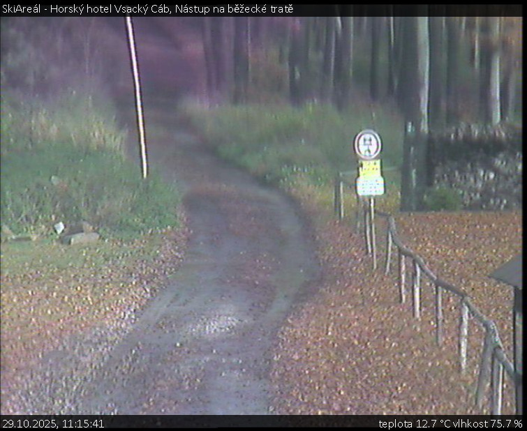 SkiAreál - Horský hotel Vsacký Cáb - Nástup na běžecké tratě - 29.10.2025 v 11:15 SkiAreál - Horský hotel Vsacký Cáb - Nástup na běžecké tratě - 29.10.2025 v 11:15