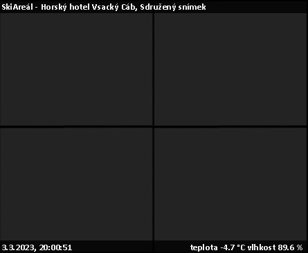 SkiAreál - Horský hotel Vsacký Cáb - Sdružený snímek - 3.3.2023 v 20:00
