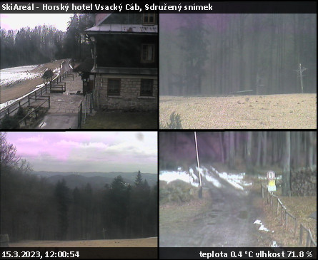 SkiAreál - Horský hotel Vsacký Cáb - Sdružený snímek - 15.3.2023 v 12:00