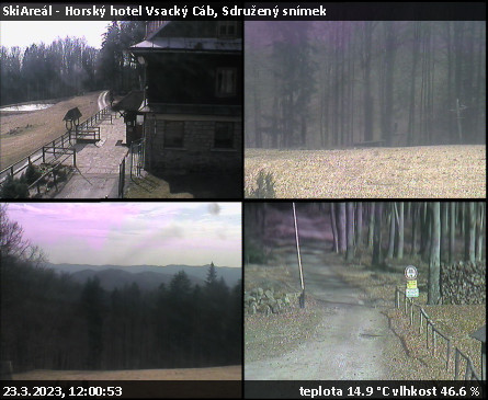 SkiAreál - Horský hotel Vsacký Cáb - Sdružený snímek - 23.3.2023 v 12:00