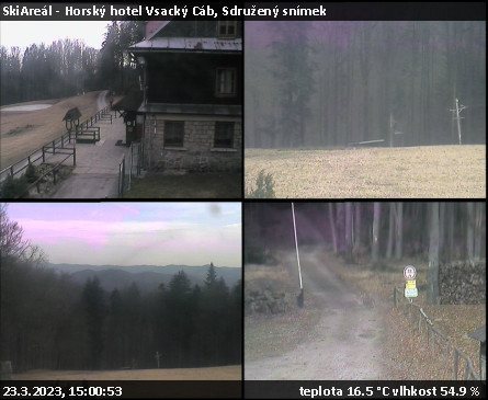 SkiAreál - Horský hotel Vsacký Cáb - Sdružený snímek - 23.3.2023 v 15:00