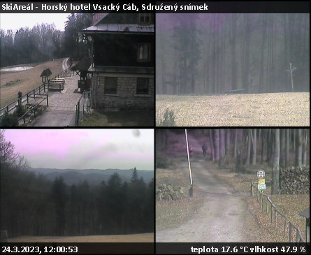 SkiAreál - Horský hotel Vsacký Cáb - Sdružený snímek - 24.3.2023 v 12:00