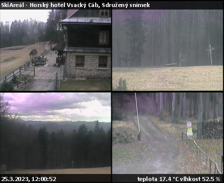 SkiAreál - Horský hotel Vsacký Cáb - Sdružený snímek - 25.3.2023 v 12:00