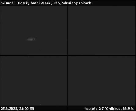 SkiAreál - Horský hotel Vsacký Cáb - Sdružený snímek - 25.3.2023 v 21:00