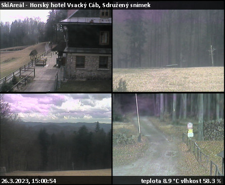 SkiAreál - Horský hotel Vsacký Cáb - Sdružený snímek - 26.3.2023 v 15:00
