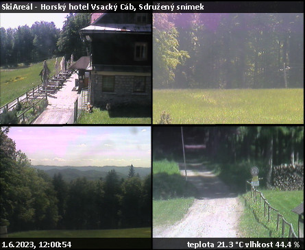 SkiAreál - Horský hotel Vsacký Cáb - Sdružený snímek - 1.6.2023 v 12:00