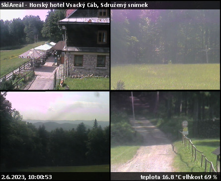 SkiAreál - Horský hotel Vsacký Cáb - Sdružený snímek - 2.6.2023 v 10:00