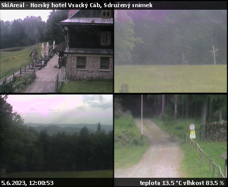 SkiAreál - Horský hotel Vsacký Cáb - Sdružený snímek - 5.6.2023 v 12:00