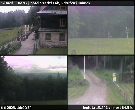SkiAreál - Horský hotel Vsacký Cáb - Sdružený snímek - 6.6.2023 v 16:00