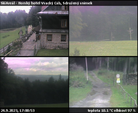 SkiAreál - Horský hotel Vsacký Cáb - Sdružený snímek - 24.9.2023 v 17:00