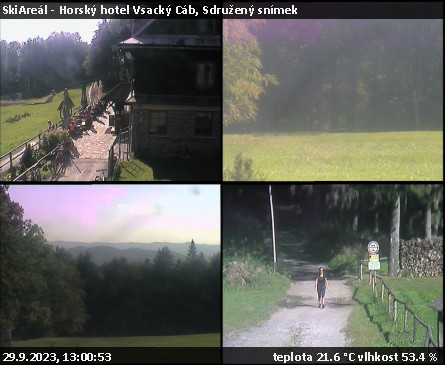 SkiAreál - Horský hotel Vsacký Cáb - Sdružený snímek - 29.9.2023 v 13:00