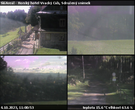 SkiAreál - Horský hotel Vsacký Cáb - Sdružený snímek - 4.10.2023 v 11:00