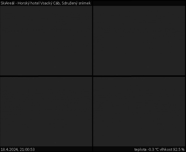 SkiAreál - Horský hotel Vsacký Cáb - Sdružený snímek - 18.4.2024 v 21:00