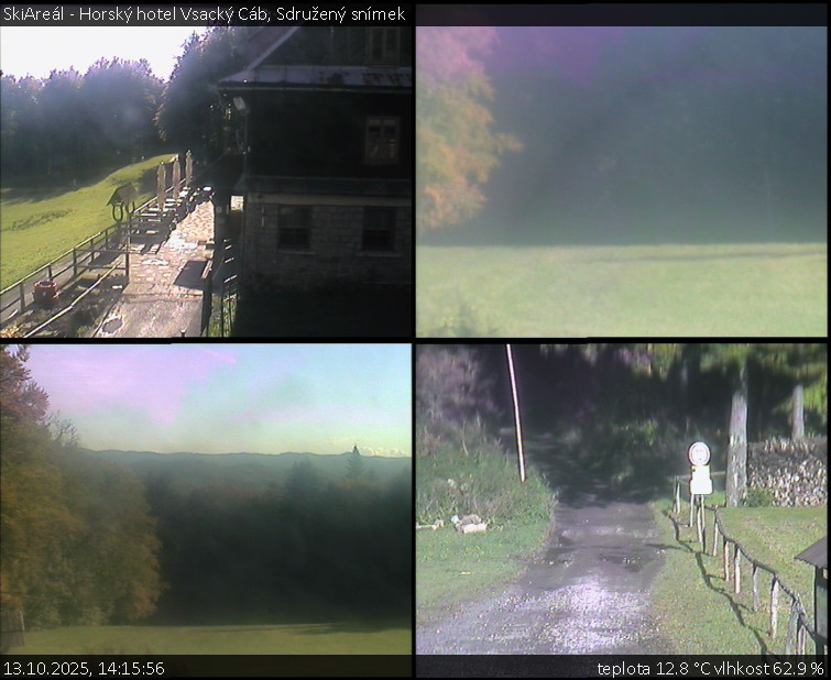 SkiAreál - Horský hotel Vsacký Cáb - Sdružený snímek - 13.10.2025 v 14:15 SkiAreál - Horský hotel Vsacký Cáb - Sdružený snímek - 13.10.2025 v 14:15