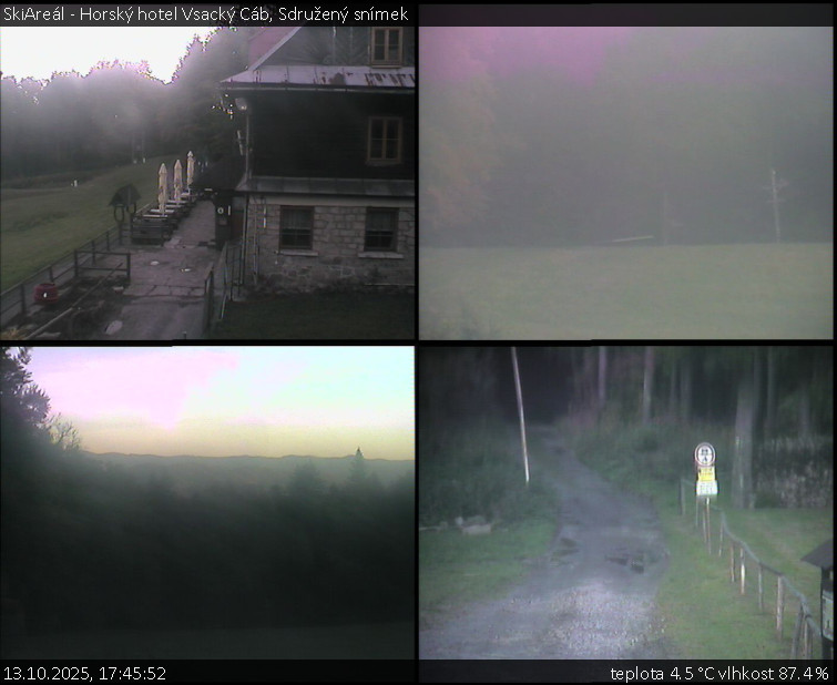 SkiAreál - Horský hotel Vsacký Cáb - Sdružený snímek - 13.10.2025 v 17:45 SkiAreál - Horský hotel Vsacký Cáb - Sdružený snímek - 13.10.2025 v 17:45