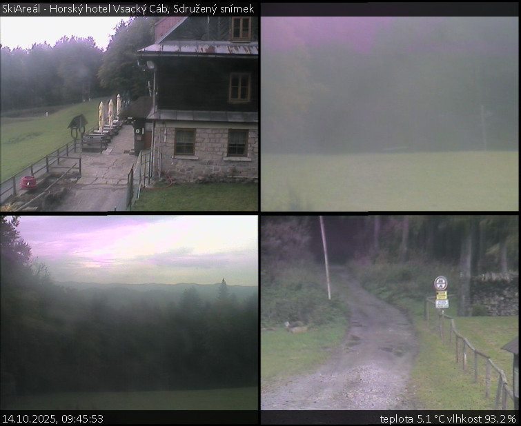 SkiAreál - Horský hotel Vsacký Cáb - Sdružený snímek - 14.10.2025 v 09:45 SkiAreál - Horský hotel Vsacký Cáb - Sdružený snímek - 14.10.2025 v 09:45