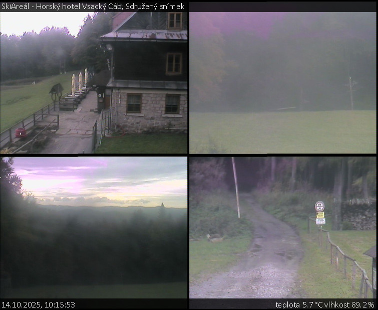 SkiAreál - Horský hotel Vsacký Cáb - Sdružený snímek - 14.10.2025 v 10:15 SkiAreál - Horský hotel Vsacký Cáb - Sdružený snímek - 14.10.2025 v 10:15